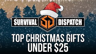 Top Prepper and Survivalist Christmas Gifts - Gifts Under $25