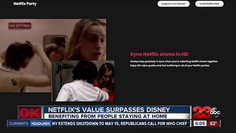Netflix's value surpasses Disney