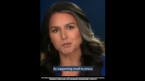 Tulsi Gabbard Video: Biden tried to play God to be the President of the world