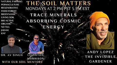 Trace Minerals Absorbing Cosmic Energy