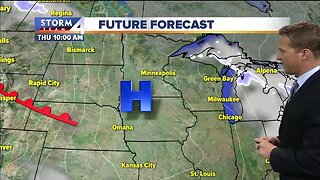 Cold air rushes in Thursday, snow likely on Friday