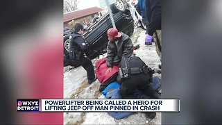 Local powerlifter lifts vehicle off man trapped underneath after accident