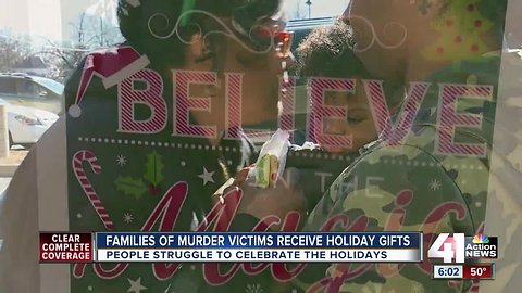 Families impacted by violence treated to holiday gifts, meals