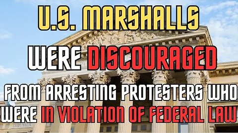 Marshalls instructed NOT to disrupt SCOTUS protesters