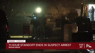 11 hour standoff ends in suspect arrest