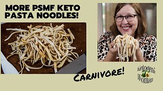 Carnivore Keto Pasta Noodles for PSMF Diet | No Psyllium or Flours | Protein Noodle