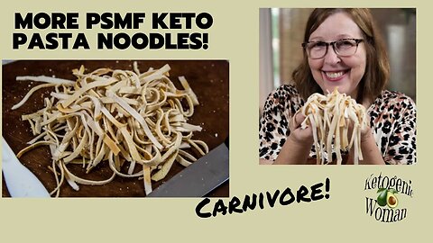 Carnivore Keto Pasta Noodles for PSMF Diet | No Psyllium or Flours | Protein Noodle