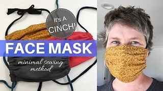 FACE MASK diy | MINIMAL SEWING | It's A Cinch