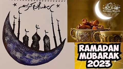 Ramzan drawing 2023_Ramzan drawing Ramadan drawing ideas #ramadan | Mehsim Ceations