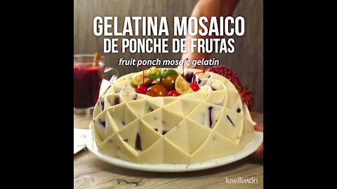Fruit Punch Mosaic Gelatin