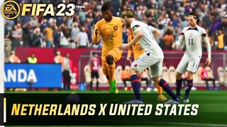 FIFA 23 - Netherlands X United States | Final Round of 16, FIFA World Cup Qatar 2022