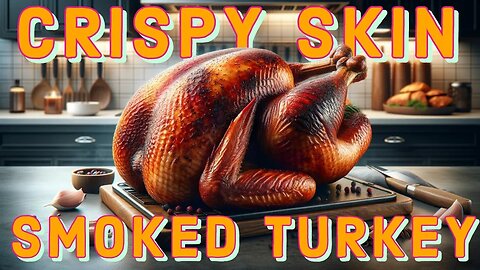 The Secret To Crispy Skin Smoked Turkey!
