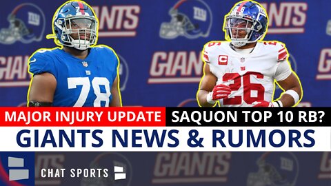MAJOR Andrew Thomas Injury Update + ESPN Ranks Saquon Barkley OUTSIDE Top 10 RBs | NY Giants Rumors