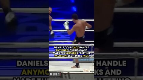 Valtellini DEVESTATING Head Kick Against Raymond Daniels - Technical Muay Thai