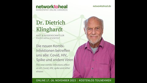 Engl. Dr. D. Klinghardt: The new combi infections affect us all: Covid, HIV, spike and other viruses
