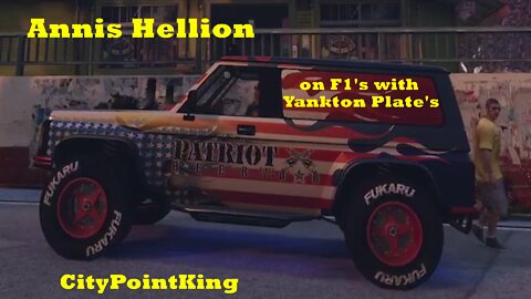 GTA V E&E XBoX S - Annis Hellion - on F1's with Yankton License Plates Showcase