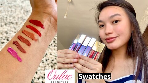 Oulac Paris Cosmetics Kissproof Matte Lip Gloss Swatches