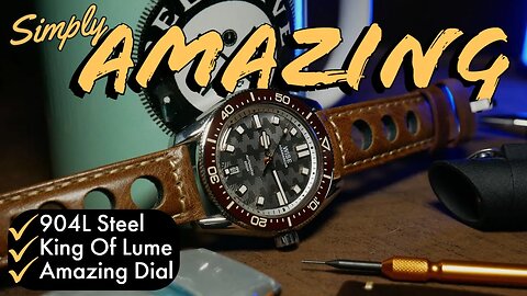 The Best Microbrand Diver of 2022? Wise ADAMASCUS AD8 Review [ AD820A Coffee 904L Steel ]