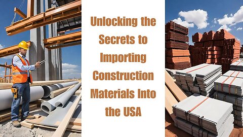 How to Import Construction Materials Into the USA