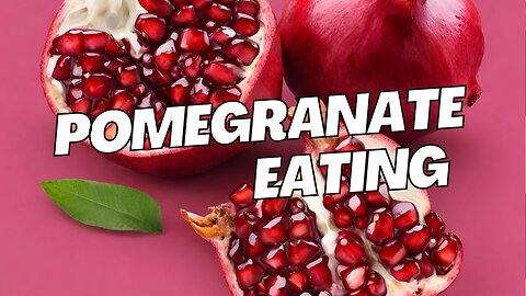 Pomegranate amazing superfood, how to eat it, how to juice it, what's inside