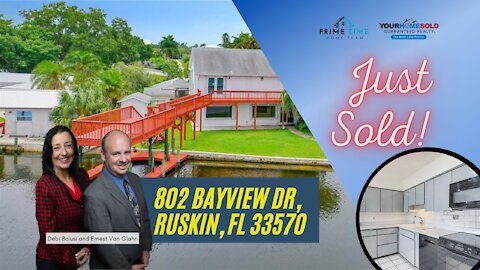 802 Bayview Dr Ruskin FL 33570 | Prime Time Home Team | 813-359-0880