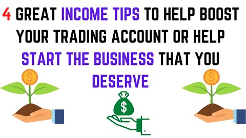 4 Great Income Tips That They Don't Want You To Know About