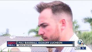 Austin Gomber back at FAU for baseball luncheon