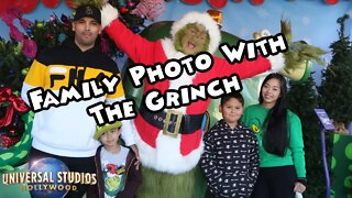 Family Picture With The Grinch Universal Studios Hollywood