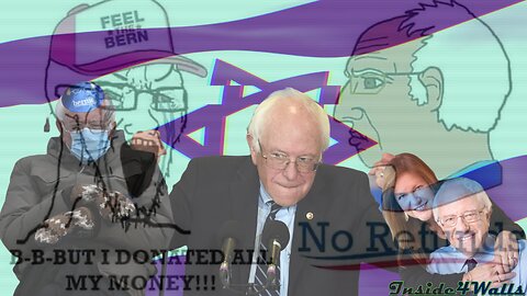 Progressives Ditch Bernie As He Rejects Calls for Permanent Ceasefire And Bernie's Money Laundering!