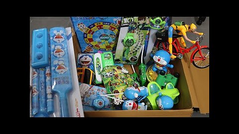BOX Full Of Doraemon & Ben 10 Toys Collection - Chatpat toy tv