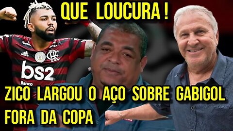 QUE LOUCURA! ZICO LARGOU O AÇO SOBRE GABIGOL E DUDU FORA DA COPA DO MUNDO 2022 - É TRETA!!!