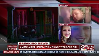 Amber Alert issued for missing 7-year-old girl