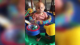 Adorable Baby Boy Experiences Mood Swings
