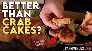 THESE Are BETTER Than Crab Cakes | Salmon Cakes | Carnivore Recipe