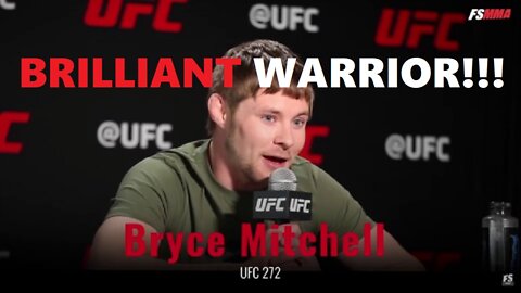 UFC BEAST BRYCE MITCHELL IS THE FUTURE WE NEED!!