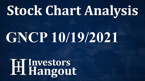 GNCP Stock Chart Analysis GNCC Capital Inc. - 10-19-2021