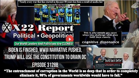 Ep 3128b - Biden Is Finished, WWIII Narrative Pushed,Trump Will Use The Constitution To Drain DC