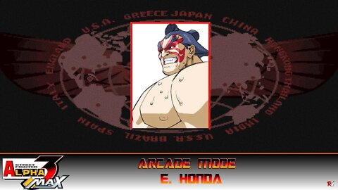 Street Fighter: Alpha 3 Max: Arcade Mode - E. Honda