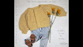 The Bracha Baby Bomber Sweater