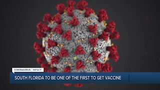 South Florida to be among first places to get coronavirus vaccine