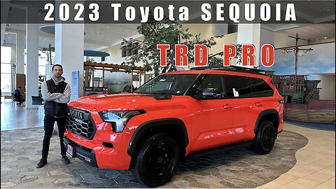 2023 Toyota Sequoia TRD PRO. This is a $100k SUV!