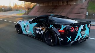 New 2022 Car TREND? Printed Color Fade Graphics | Mike Myke Goes For A CRAZY Design On The C6