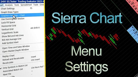 Sierra Chart MOST IMPORTANT SETTINGS