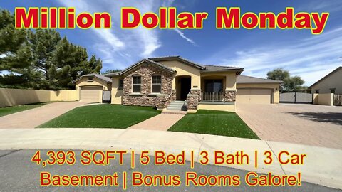 4,393 SQFT | 5 Bed | 3 Bath | 3 Car | Basement | Bonus Rooms! | Park Next Door | $1,149,900
