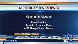 Community meeting about Denver Public Schools