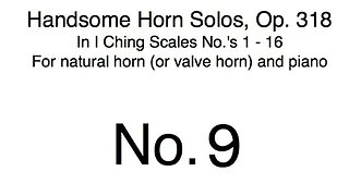 Richard Burdick's Handsome Horn Solos No. 9, Op. 318 No. 9 for horn & piano #Richard #Burdick #Horn