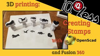 3D Printing: Creating Stamps with OpenScad and Fusion 360