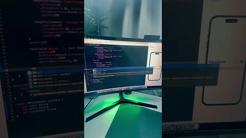 Timelapse for a Facebook ui #shorts #swiftui #coding #xcode #iosdevelopment