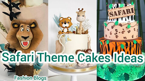 Amazing Wild Animals Birthday cake ideas