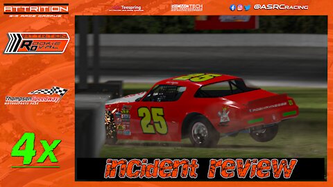 Attrition: Sim Race Campus - 2021s1 -Rookie Oval Series - Round 4 - Thompson - Incident Review